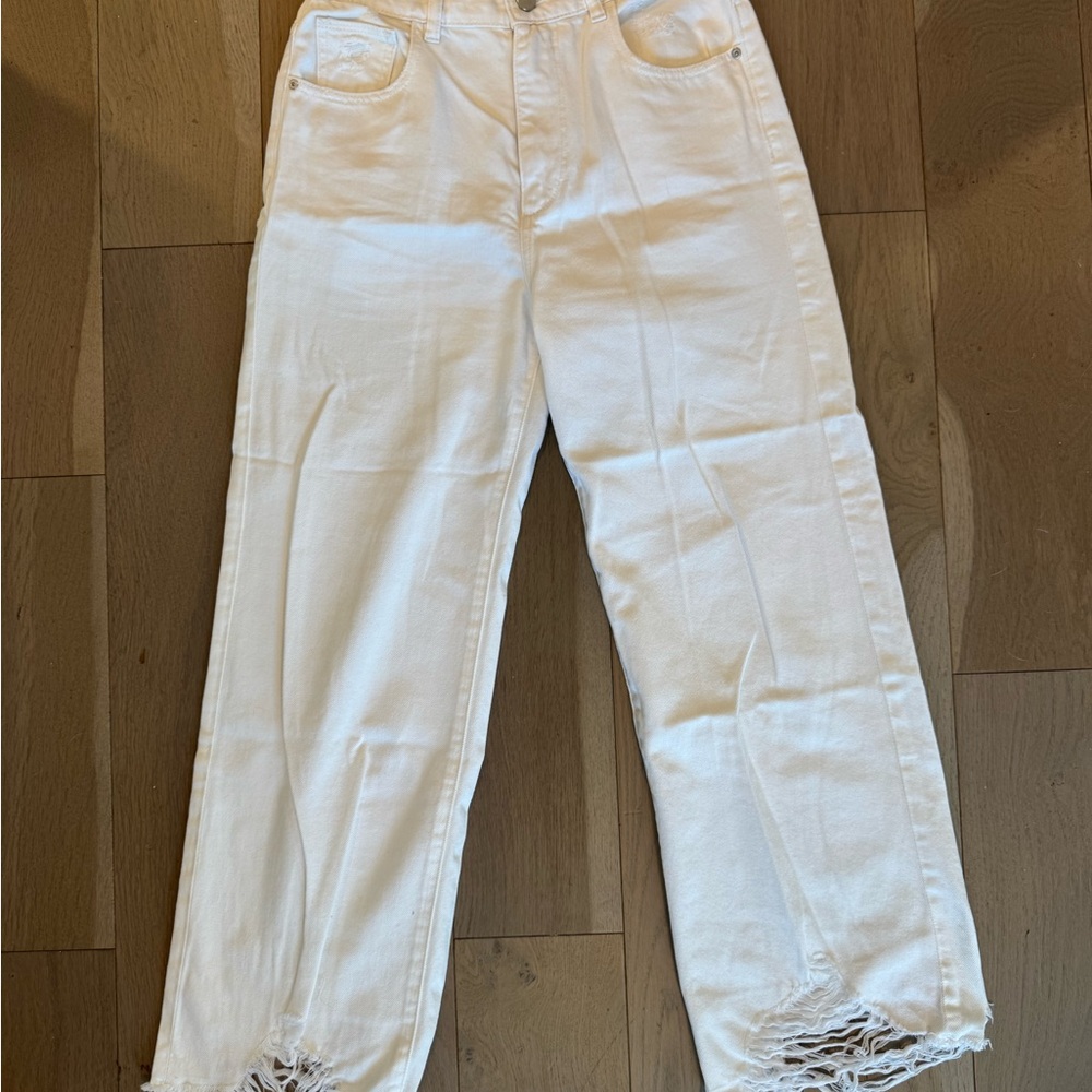 DL1961 Women's Cream Flare Jeans